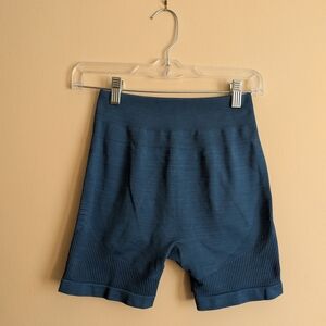 Alphalete Teal Bike Shorts